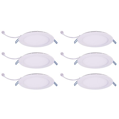 Elegant Lighting 6 INCH SLIM CEILING LIGHT, 5000K, 120?, CRI90, ES, ETL, 12W, 65W EQUIV SMR61250K-6PK